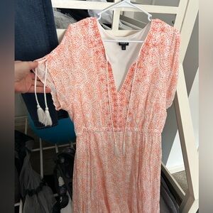 Floor length floral dress, torrid size 2,  very flattering; worn one time